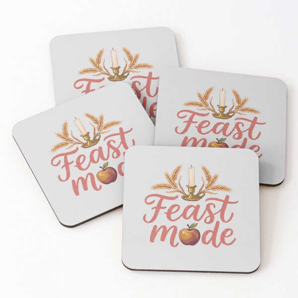 Item preview, Feast Mode Candle and Wheat Lettering designed and sold by hattie's.