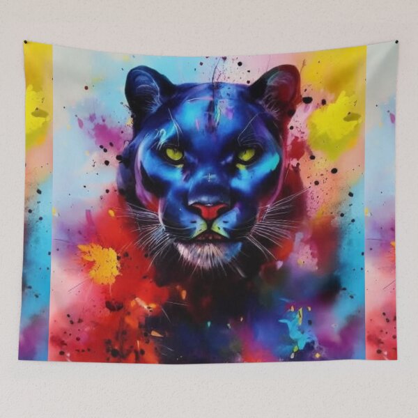 Item preview, Watercolored panther designed and sold by KingsArtworx 2.