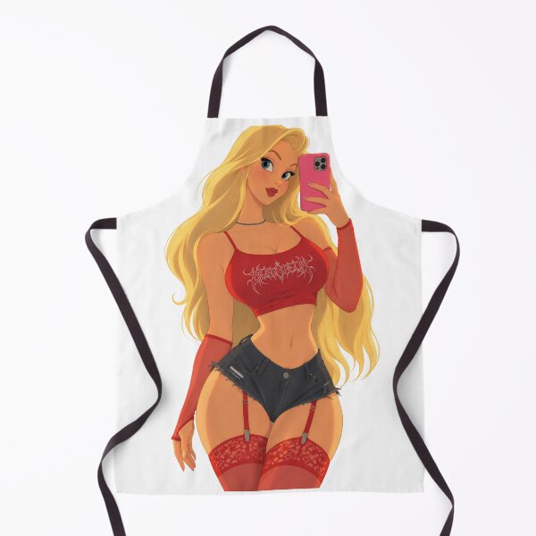 Item preview, Y2K E-Girl Mirror Selfie Blonde Girl - Retro 90s Cartoon Style designed and sold by  Hollow Moon Studios..