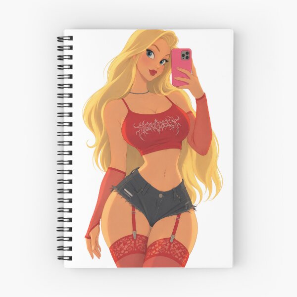 Item preview, Y2K E-Girl Mirror Selfie Blonde Girl - Retro 90s Cartoon Style designed and sold by Hollow Moon Studios..