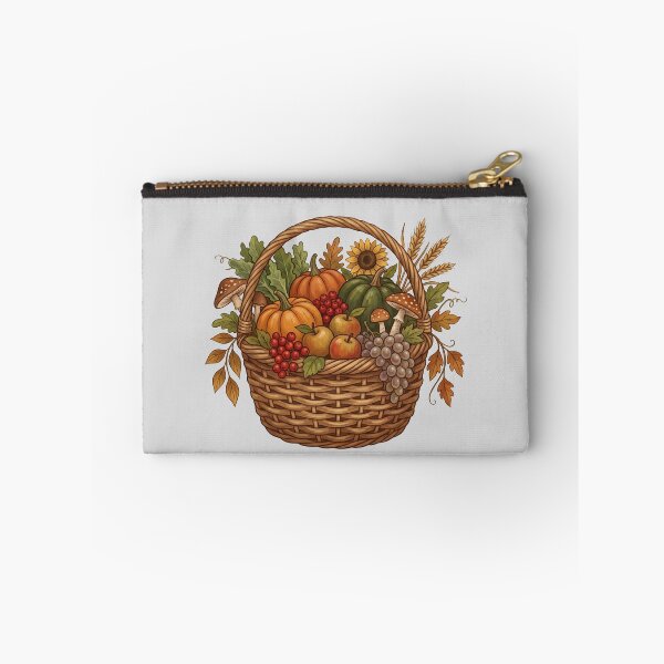 Item preview, Thanksgiving Harvest Basket with Sunflower designed and sold by hattie's.
