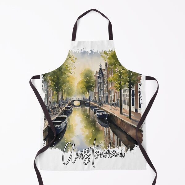Item preview, Watercolor of Amsterdam, Amsterdam Netherlands designed and sold by Dressyourflag.