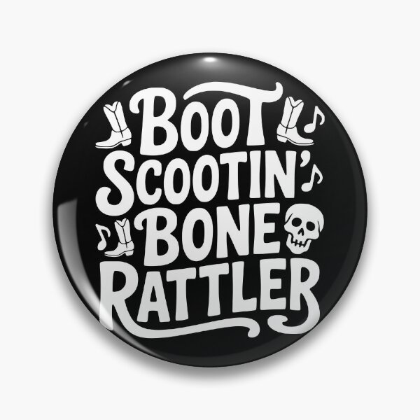 Item preview, Boot Scootin’ Bone Rattler designed and sold by theartfulaspie.
