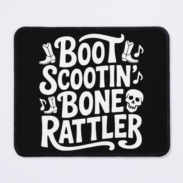 Item preview, Boot Scootin’ Bone Rattler designed and sold by theartfulaspie.