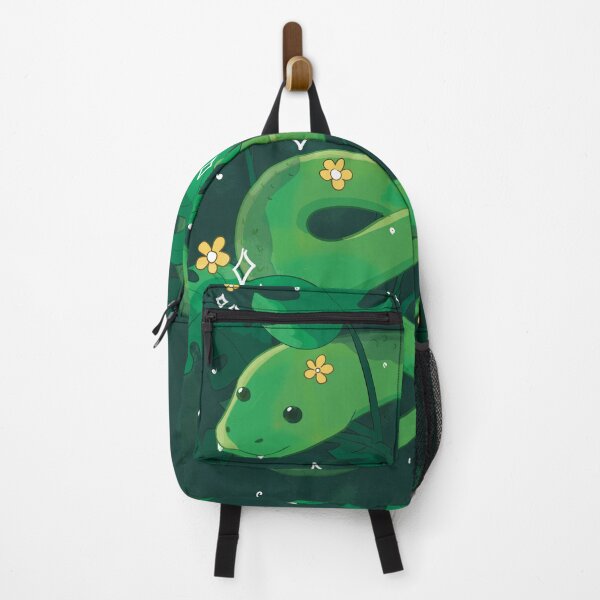Item preview, Green snake in monstera designed and sold by Lisrolight.