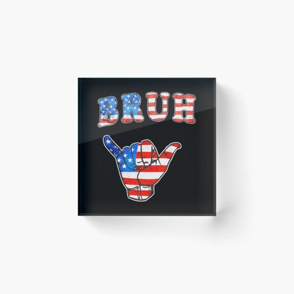 Item preview, Bruh Flag Hang Loose designed and sold by IrinaRamey.