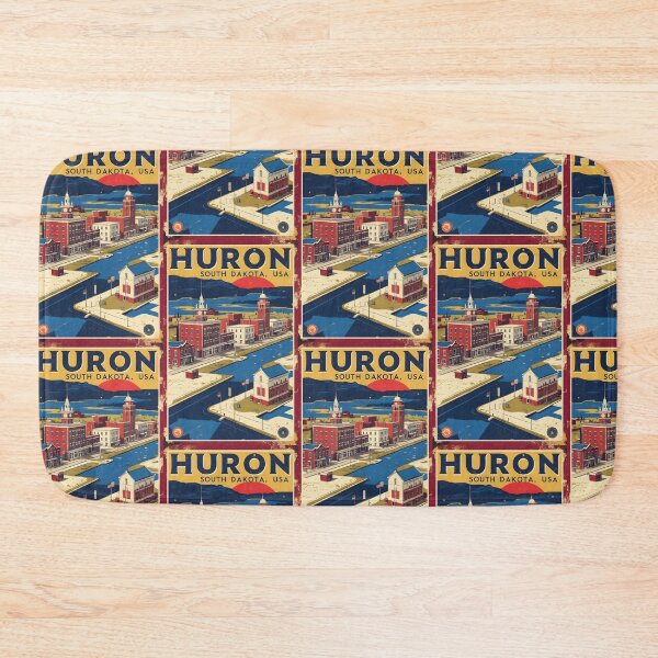 Item preview, Huron South Dakota Vintage Travel Tourism designed and sold by TravelersGems.