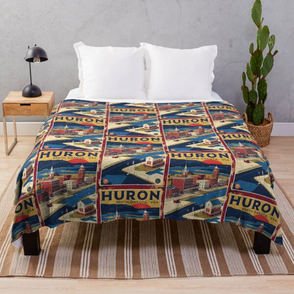 Item preview, Huron South Dakota Vintage Travel Tourism designed and sold by TravelersGems.