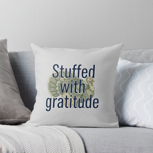 Item preview, Stuffed With Gratitude Thanksgiving Turkey designed and sold by hattie's.