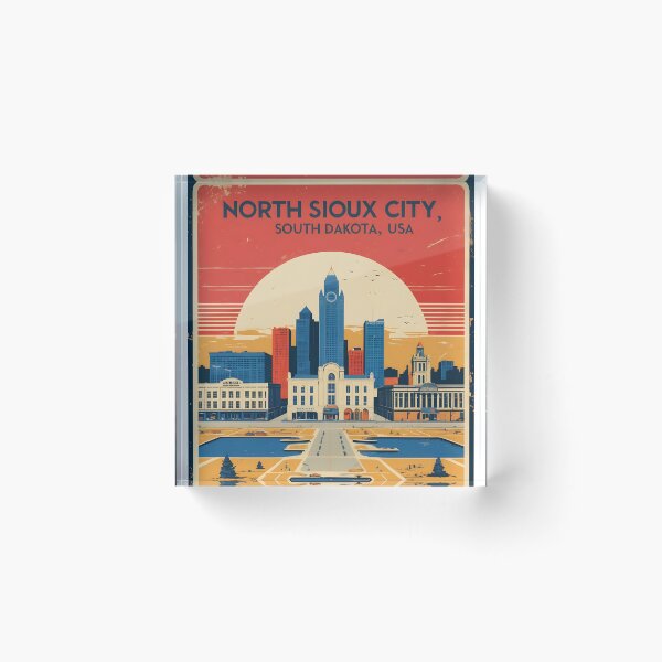 Item preview, North Sioux City South Dakota Vintage Travel designed and sold by TravelersGems.