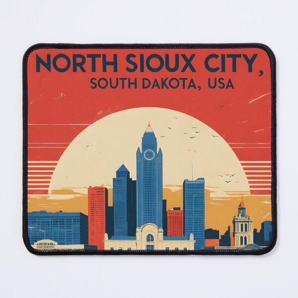 Item preview, North Sioux City South Dakota Vintage Travel designed and sold by TravelersGems.