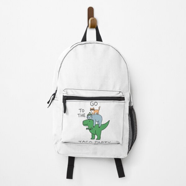 Item preview, Go To The Taco Party Dinosaur Sloth Cat Stack designed and sold by Amir Faysal.