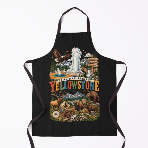 Item preview, Yellowstone National Park Shirt, Vintage Nature Graphic Tee, Camping Hiking Adventure Shirt, Wildlife Lover Gift, Retro Outdoor Tee designed and sold by greatmar1.