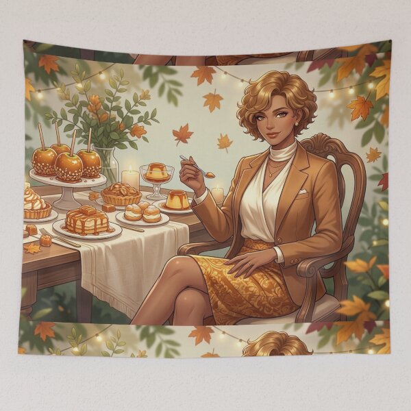 Item preview, A Table of Caramel Delights – Sweet Autumn Treats designed and sold by TreatLLC.