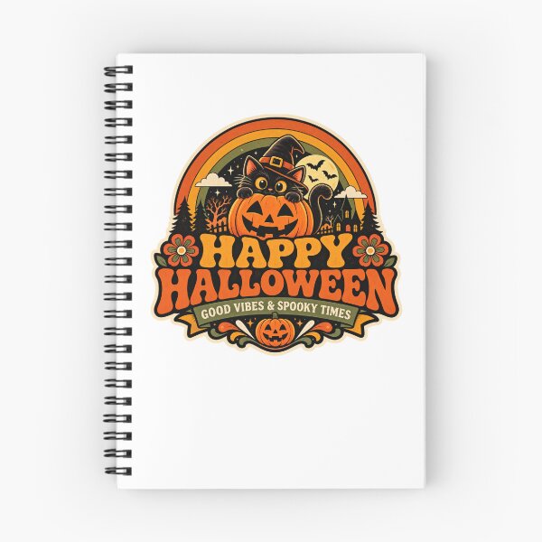 Item preview, Happy Halloween, good vibes! designed and sold by DailyQuestPrint.