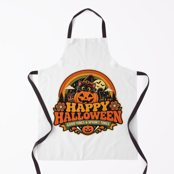Item preview, Happy Halloween, good vibes! designed and sold by DailyQuestPrint.