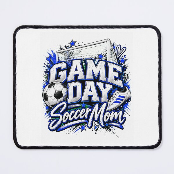Item preview, soccermom Game Day Soccer Mom Sports Fan Graphic designed and sold by ROUX-ART.