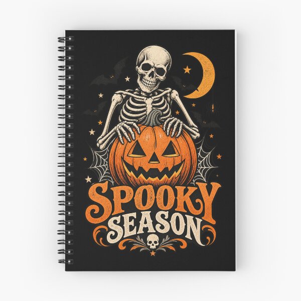 Item preview, Spooky Season Cute Skeleton Halloween Shirt designed and sold by MalwasBasket.