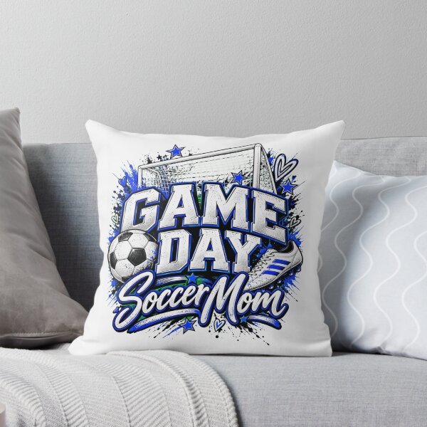 Item preview, soccermom Game Day Soccer Mom Sports Fan Graphic designed and sold by ROUX-ART.
