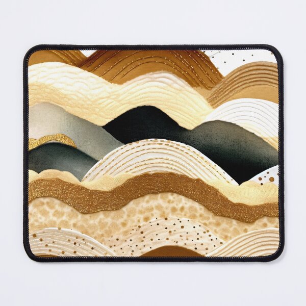 Item preview, Boho Caramel, Cream, And Earthtones Decorative Wavy Pattern designed and sold by DEC02.