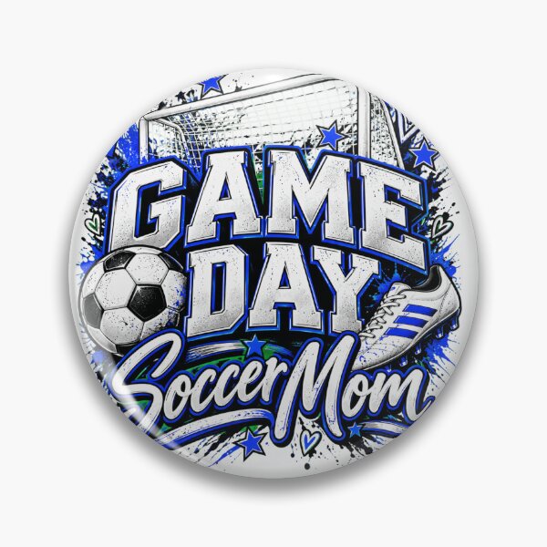 Item preview, soccermom Game Day Soccer Mom Sports Fan Graphic designed and sold by ROUX-ART.