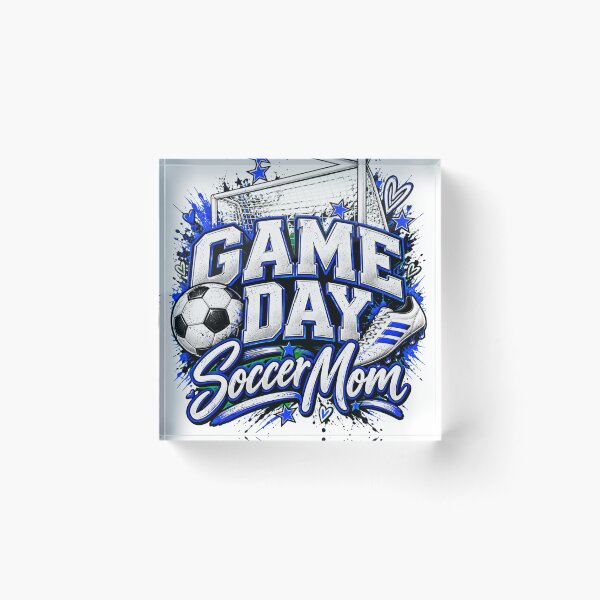 Item preview, soccermom Game Day Soccer Mom Sports Fan Graphic designed and sold by ROUX-ART.