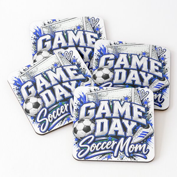 Item preview, soccermom Game Day Soccer Mom Sports Fan Graphic designed and sold by ROUX-ART.