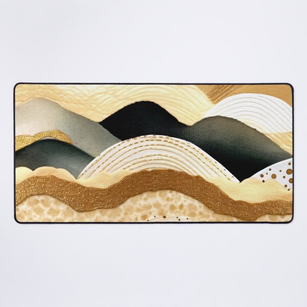 Item preview, Boho Caramel, Cream, And Earthtones Decorative Wavy Pattern designed and sold by DEC02.