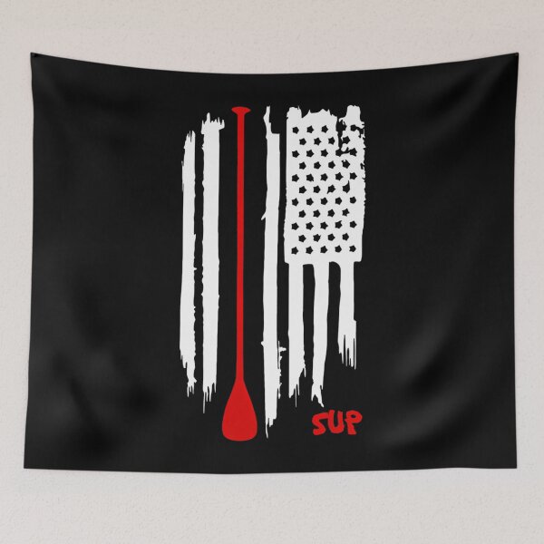 Item preview, Stand Up Paddling Us Flag designed and sold by IrinaRamey.