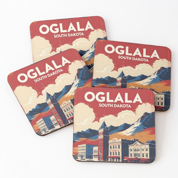 Item preview, Oglala South Dakota Vintage Travel Tourism designed and sold by TravelersGems.