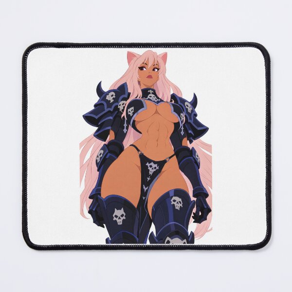 Item preview, Anime Catgirl Knight Dark Armor Fantasy - Retro 90s Cartoon Style designed and sold by Hollow Moon Studios..