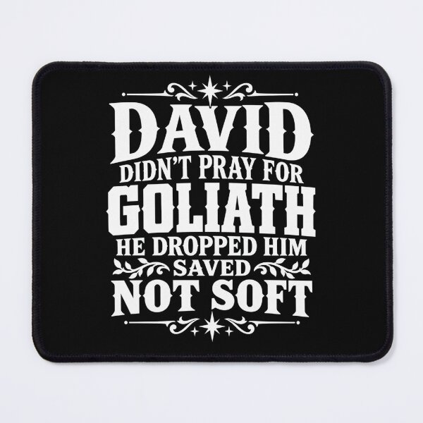 Item preview, goliath Faith Over Fear Christian Inspirational Quote designed and sold by ROUX-ART.
