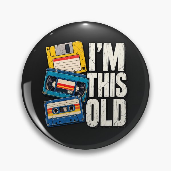 Item preview, Funny Retro Birthday Shirt, I'm This Old Tee, Vintage VHS Cassette Graphic, 80s 90s Nostalgia Shirt, Birthday Gift designed and sold by greatmar1.
