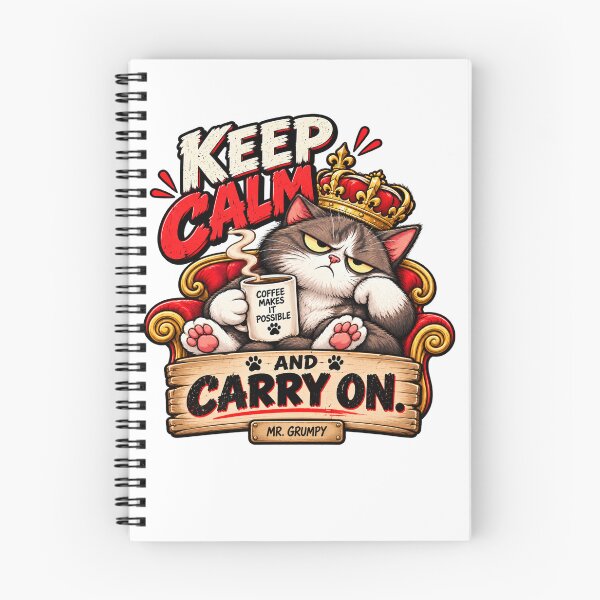 Item preview, Mr. Grumpy – keep calm. – Funny Grumpy Cat designed and sold by Strongermind.