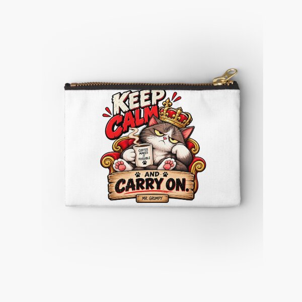 Item preview, Mr. Grumpy – keep calm. – Funny Grumpy Cat designed and sold by Strongermind.