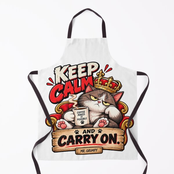 Item preview, Mr. Grumpy – keep calm. – Funny Grumpy Cat designed and sold by Strongermind.