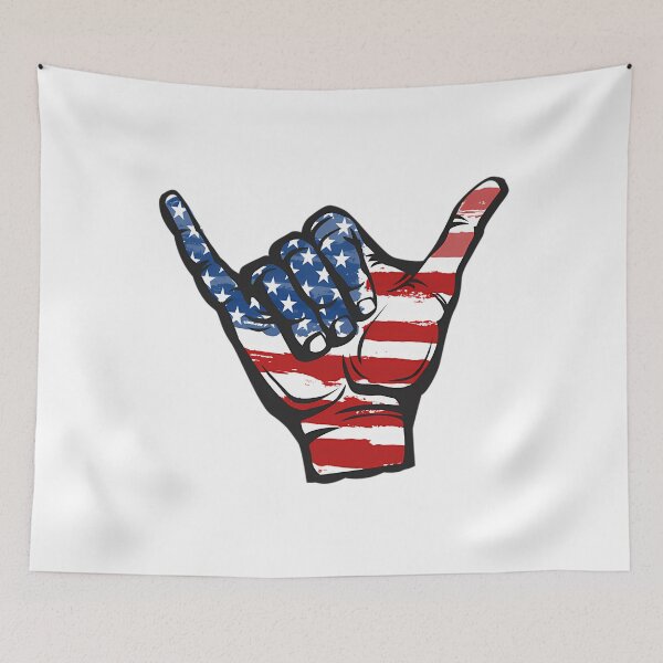 Item preview, Hang Loose - American Flag designed and sold by IrinaRamey.