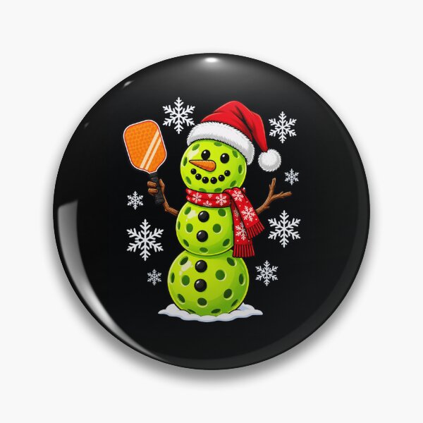 Item preview, snowman Christmas paddleball game festive winter art designed and sold by ROUX-ART.