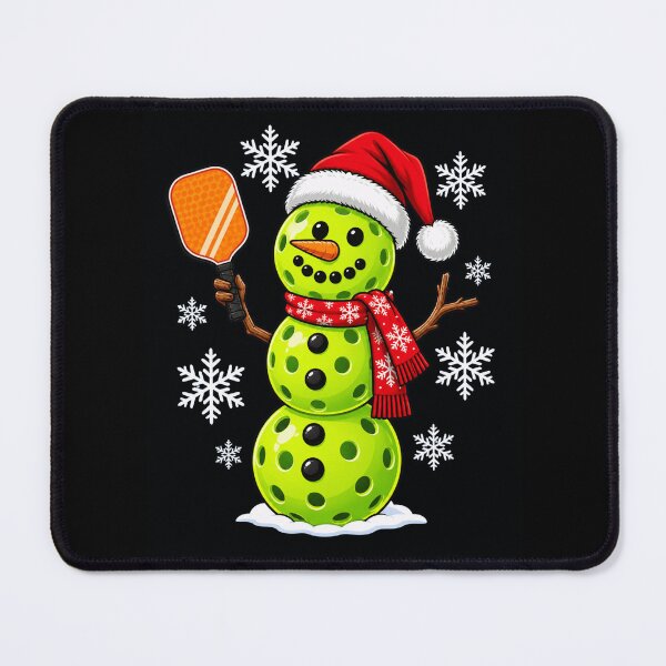 Item preview, snowman Christmas paddleball game festive winter art designed and sold by ROUX-ART.