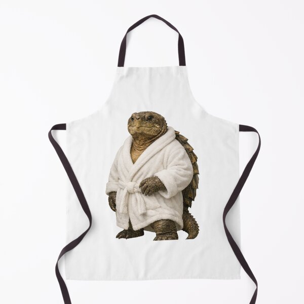 Item preview, Snapping Turtle Fluffy Bathrobe designed and sold by Sillytoe.