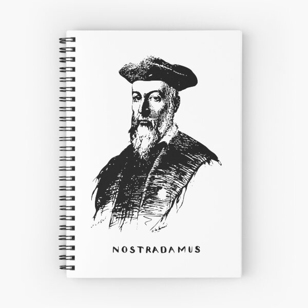 Item preview, Nostradamus Portrait - Classic Engraving Illustration designed and sold by Willow Art Boutique.