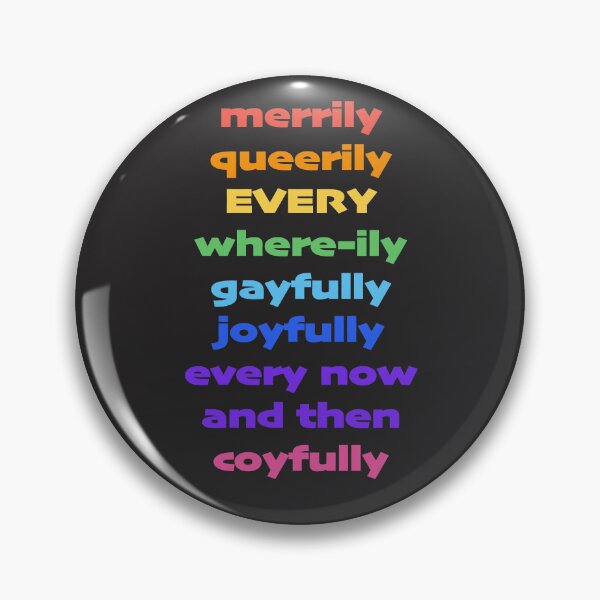 Item preview, Merrily Queerily designed and sold by MAC Art&Designs.