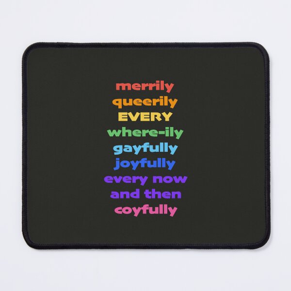Item preview, Merrily Queerily designed and sold by MAC Art&Designs.