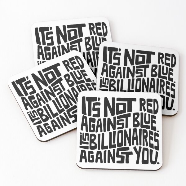 Item preview, Anti Billionaire Word Art designed and sold by Unhinged Heather.