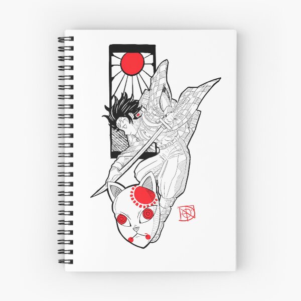 Item preview, Demon Slayer Kimetsu No Yaiba Warrior Fox  designed and sold by zozosazap.