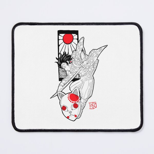 Item preview, Demon Slayer Kimetsu No Yaiba Warrior Fox  designed and sold by zozosazap.