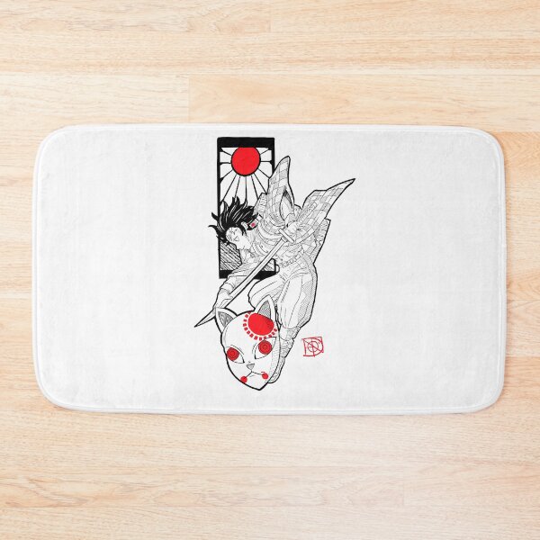 Item preview, Demon Slayer Kimetsu No Yaiba Warrior Fox  designed and sold by zozosazap.