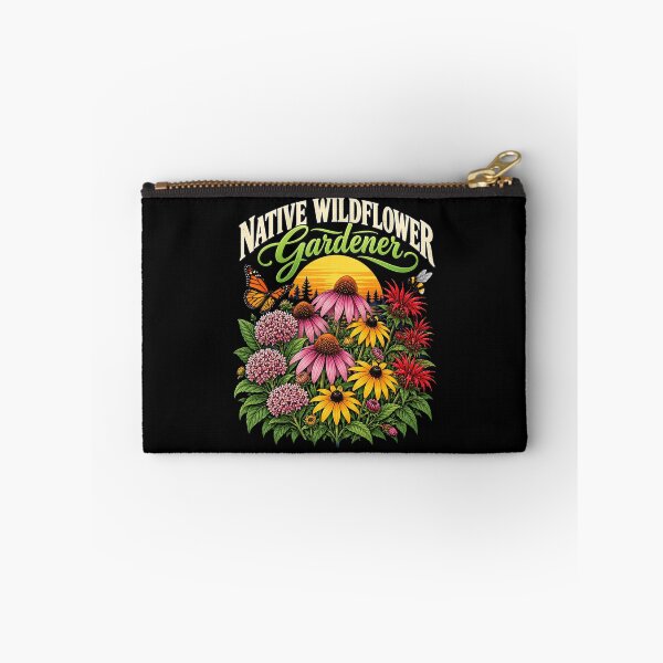Item preview, Wildflower Garden Native Bloom Sunset Floral Art designed and sold by ROUX-ART.