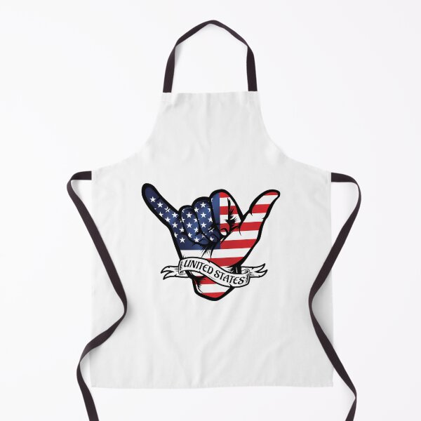 Item preview, Usa Shaka Hand Flag designed and sold by IrinaRamey.