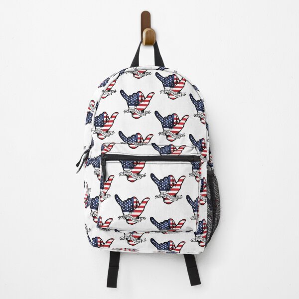 Item preview, Usa Shaka Hand Flag designed and sold by IrinaRamey.